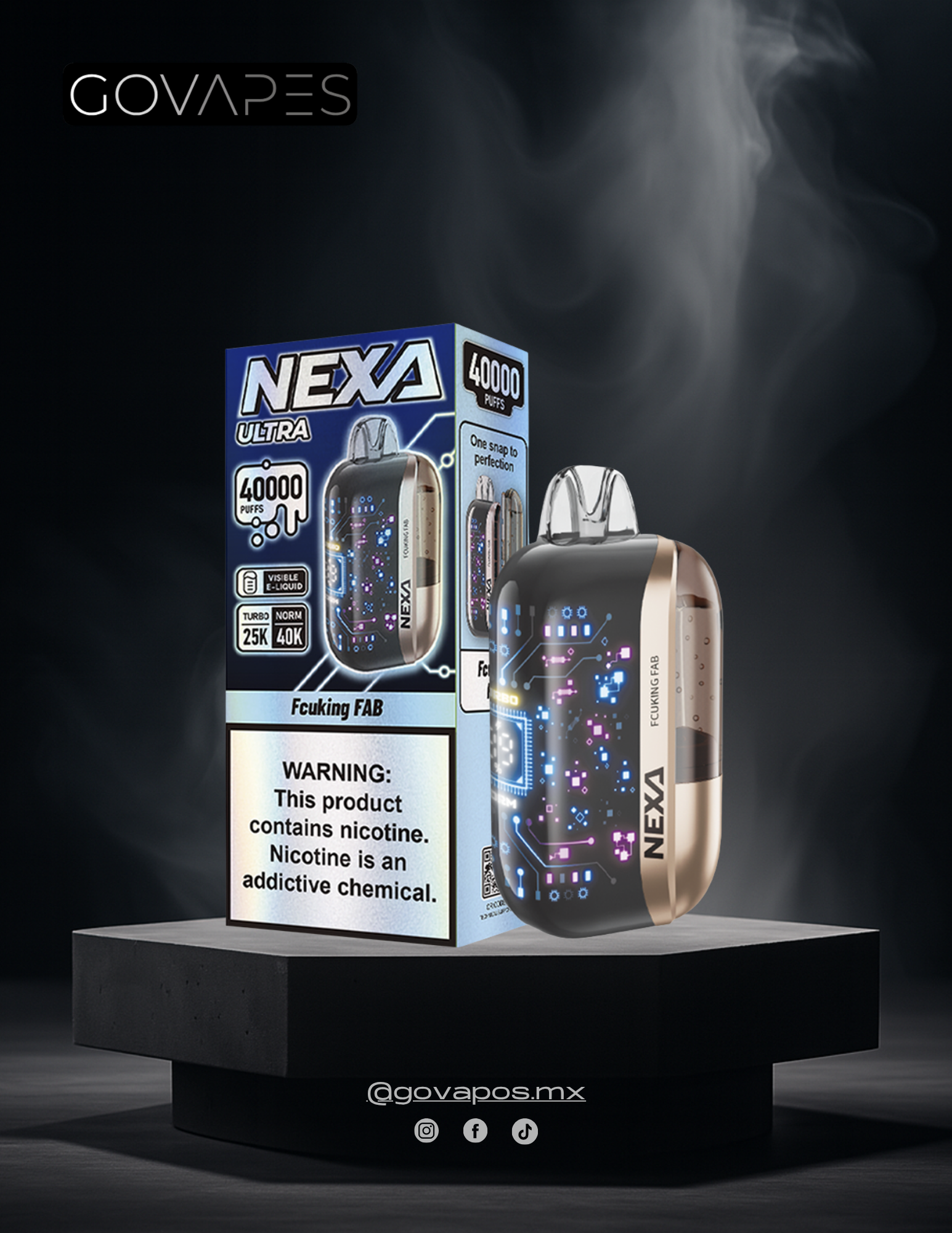 Nexa Ultra, Humo Invisible: 40,000 Puffs