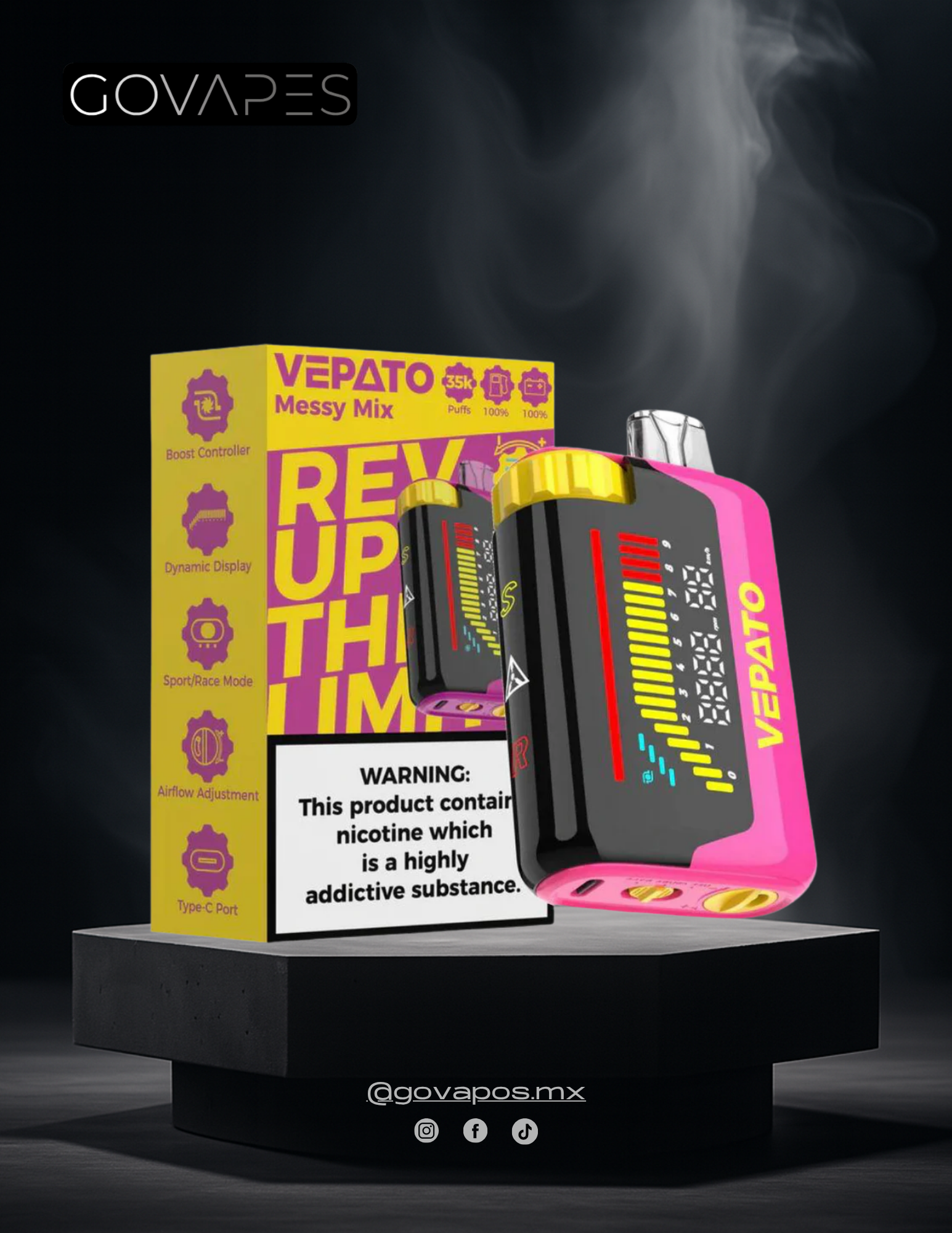 Vepato Veknob: 35,000 Puffs